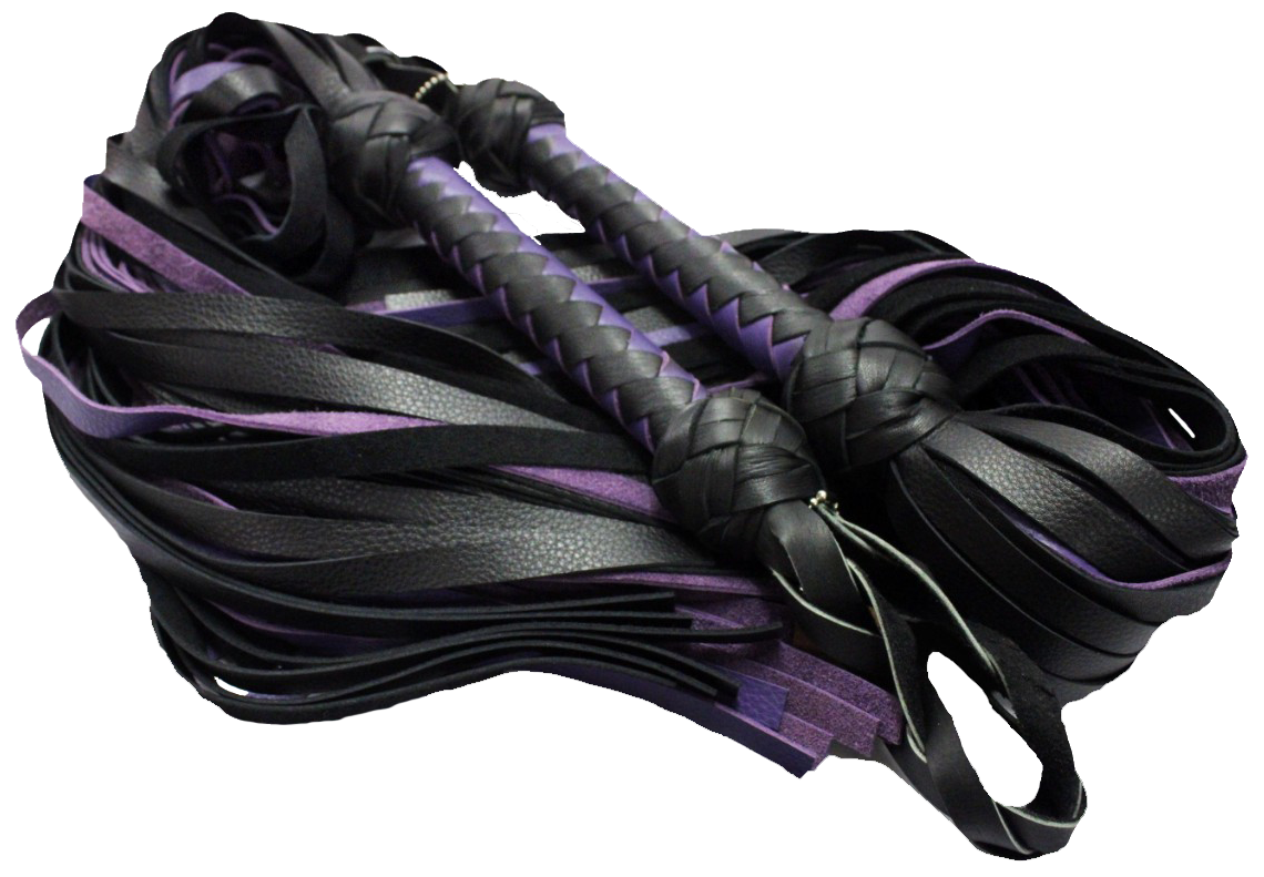 Purple Leather Whip