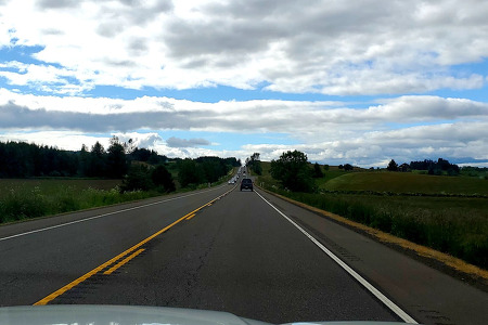 Markus on the road to Claw Campit