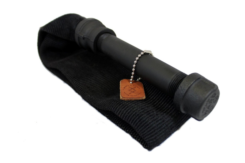 Black weighted firehose paddle