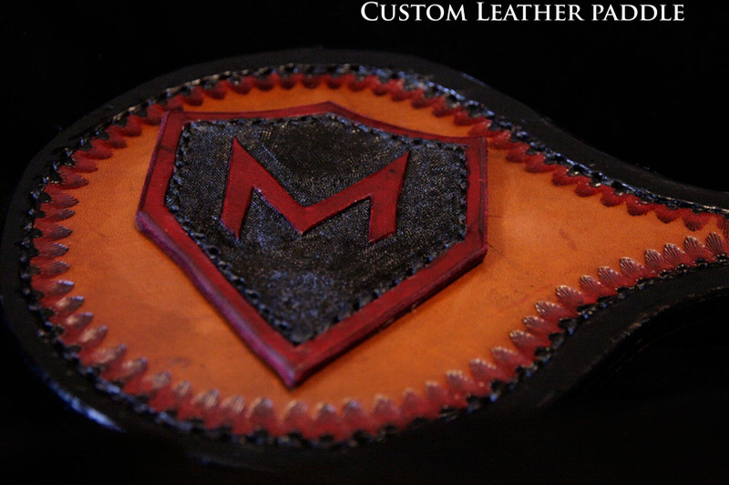 Custom Leather Paddle