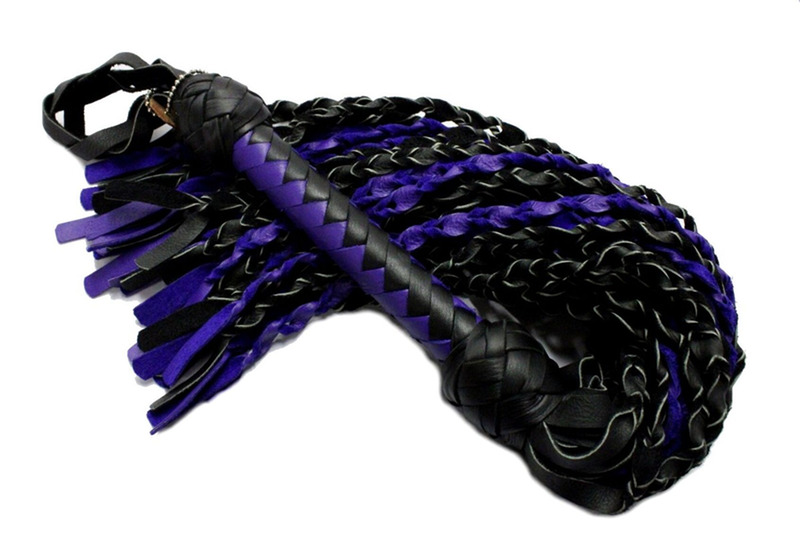 Braided Leather Flogger by House of Markus
